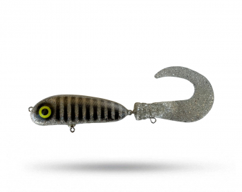 Brunnberg Lures BB Tail Sink - Pure Silver Tiger